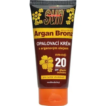 Přípravek na opalování Vivaco Sun Vital opalovací krém s BIO arganovým olejem SPF20 100 ml
