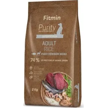 Krmivo pro psa Fitmin Purity Adult Fish & Venison Rice kompletní krmivo pro psy 2 kg