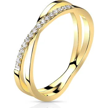 Prsten Luxusní prsten z chirurgické oceli R-M7719G