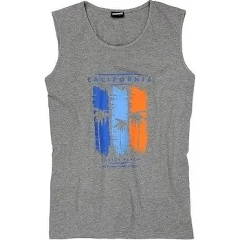 Pánské tílko ADAMO bez rukávů CALIFORIA šedá s potiskem 4XL - 12XL Adamo ODE-AD-130906-745 - 10XL