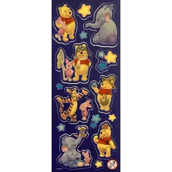 samolepka Samolepky Disney Medvídek Pů svítící ve tmě - arch A