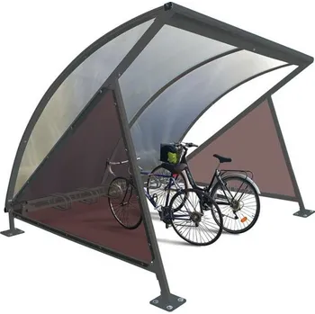 Přístřešek na auto Procity Přístřešek na kola půlměsíc 2080 x 2800 mm Šedá