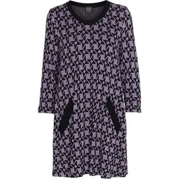 Dámská tunika Dámská halenka - tunika fialovo - černá Point Neuf ODE-V8851 - 4XL