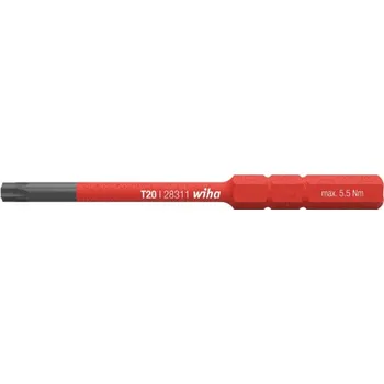 Bit Bit t8/75mm, 1000 v, torx®, softfinish electric slimbit, wiha, 35506 (283115)