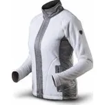 Trimm FLOWERS grey / white M; Bílá mikina + DÁREK DLE VÝBĚRU!