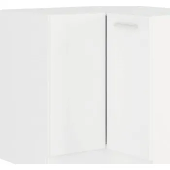 Kuchyňská skříňka Rohová spodní skříňka, bílá, SPLIT 89x89 DN 1F BB