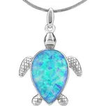 Silvego Hravý stříbrný přívěsek Želva JJJP1184 + 2 měsíce na vrácení zboží