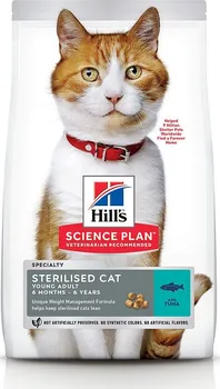 Krmivo pro kočku Hill's Feline Dry SP Adult Young Sterilised Cat Tuna 10 kg