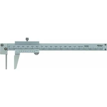 Posuvné měřítko analogové 0-150 mm, nonius, měření trubek (mitu-536-161)