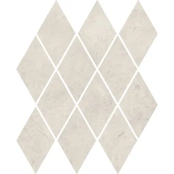 Afternoon silver mozaika prasowana romb pillow - obkládačka mozaika 20,6x23,7 šedá 160609