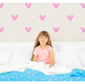 Samolepící dekorace DEKORACJAN Samolepky - Mickey barevna varianta: černá