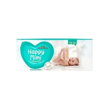 Dětská kosmetika Happy Mimi Dětské vlhčené ubrousky 72 ks