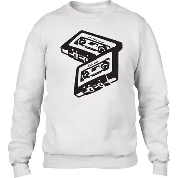 Pánská mikina DNB mikina pánská bez kapuce "Tape" Velikost: XXL, Barva: Bílá