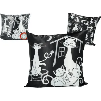 Polštář Carmani® Carmani - Polštář Kočičí rodina - 45*45 cm