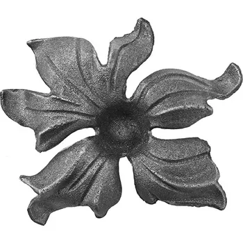 Zábradlí UMAKOV Akanty,Květ list,lístek kovaný,oplocení h125, b132