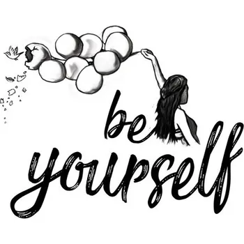 Plakát Plakát, Obraz - Be yourself - White