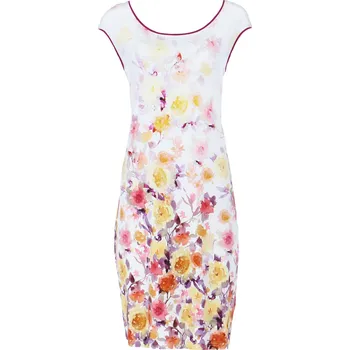 Dámské šaty Šaty Jopess vzor květ 19102 barva: smíšená, velikost: 44