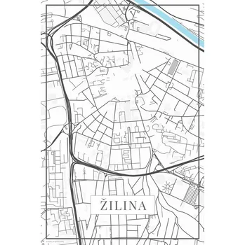 Plakát Plakát, Obraz - Žilina white