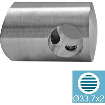 UMAKOV Držák výplně- levý AISI304, d12/D33,7x2mm