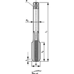 Závitník ruční sadový čsn 223010 m8x1 2n hss iii.(1400813)