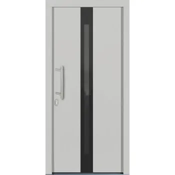 Vchodové dveře Vchodové dveře Lizbona dřevěné 100x200 cm L bílé