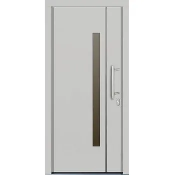 Vchodové dveře Vchodové dveře Silves dřevěné 100x200 cm P bílé