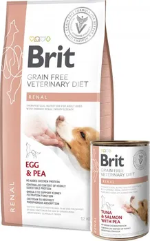 Krmivo pro psa Brit VD Dog GF Renal Egg & Pea