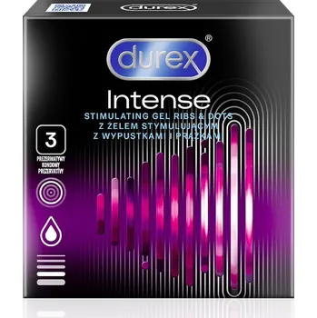 Kondom Kondom Durex Intense 3 ks - s kupónem KUP15 cena 84 Kč + extra diskrétní expedice