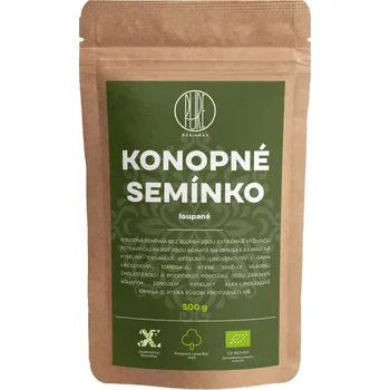 BrainMax Pure Konopné semínko - loupané BIO, 500g