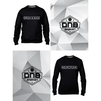 Pánská mikina Set 2 DNB mikiny bez kapuce "Minimalistic" (-10%) 1. Vyber svůj set: 2, 2. Pánské - vyber velikost: XL, 3. Dámské - vyber velikost: L