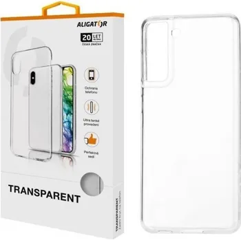 Telefonní příslušenství Samsung Galaxy A12 A125 silikonové pouzdro Aligator transparentní