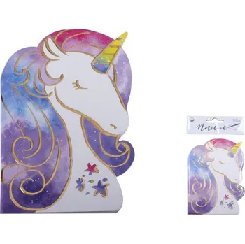 Zápisník Wiky Notes 64l 19,7x11,4 cm Jednorožec