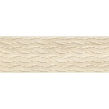 Obklad Silence beige sciana struktura rekt. polysk - obkládačka rektifikovaná 25x75 béžová 160678