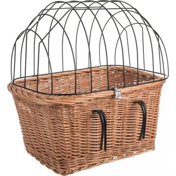 Nákupní košík Kvalitní proutěný převozník na kolo