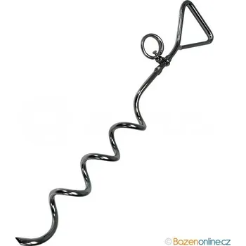 Zavrtávací kolík do země pro kotvení zakrytí bazénu