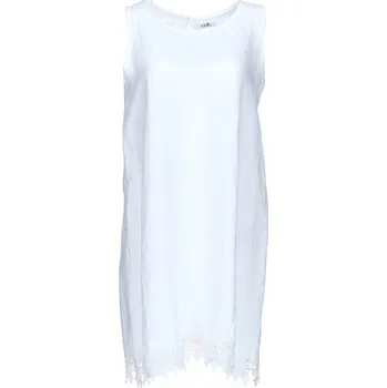 Dámské šaty 180420/7736 šaty len barva: bílá