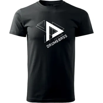 Pánské tričko Pánské DNB tričko na párty "Epic" Velikost: 4XL, Barva: Černá