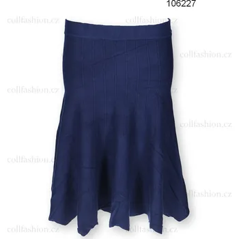 Dámská sukně Damod 16003 sukně uplet barva: modrá tm, velikost: S/M