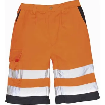 PORTWEST výstražné reflexní kraťasy oranžové E043 Varianta: vel. XL E043_OR-84490