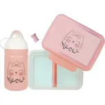 Mňau láhev a svačinový box varianta 40485