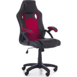 Kancelářská židle Racing design | vínovo-černá