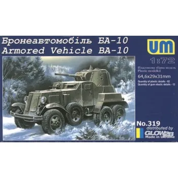 Plastikový model Unimodel 1/72 BA-10