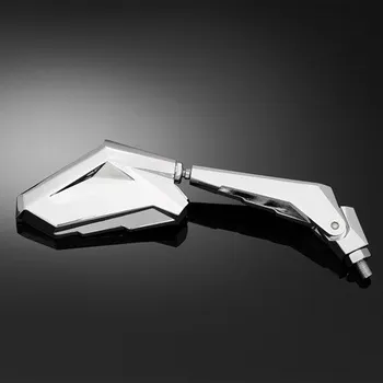 Zrcátko pro motocykl Highway Hawk Motocyklová zrcátka Highway Hawk NITRO, Levá i Pravá strana, chrom (2ks) Chrom