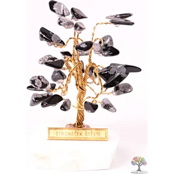 Drahý kámen Magieprirody.cz Obsidiánový stromeček štěstí 6 cm - R0 - #157