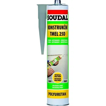 Tmel SOUDAL Konstrukční tmel 25D 280 ml bílý