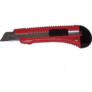 Pracovní nůž Nůž odlamovací drážkovaný s ocelovou výztuhou 18 mm