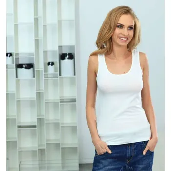 Latynka tílko, kulatý výstřih 8009 barva: korálová, velikost: XL/XXL