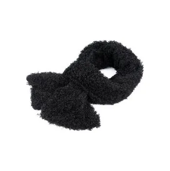 Šála Šála černá dvojitá imitace persiánu