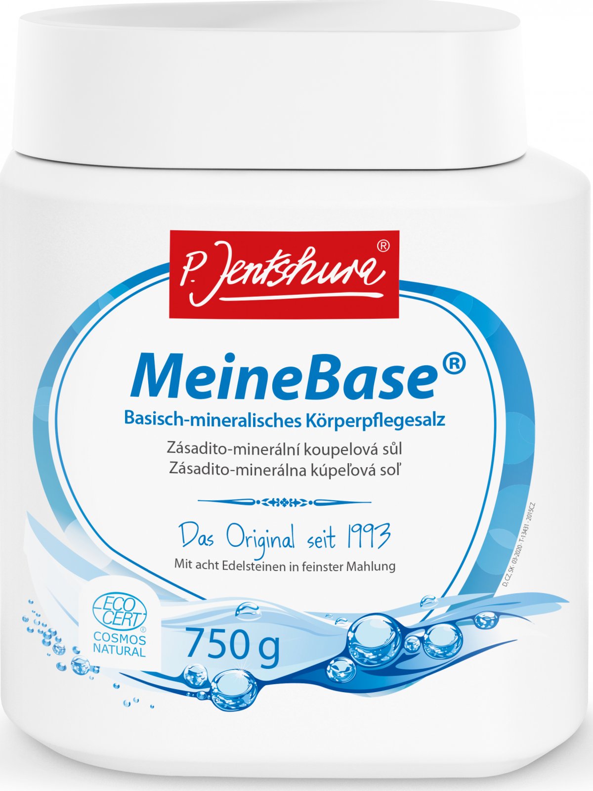 P. Jentschura MeineBase zásadito-minerální koupelová sůl 750 g