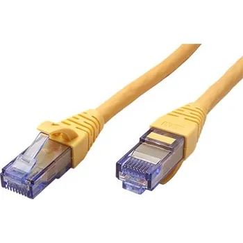 Síťový kabel ROLINE UTP patchkabel kat. 6a, Component Level, 0,5m, LSOH, žlutý - 21.15.2720